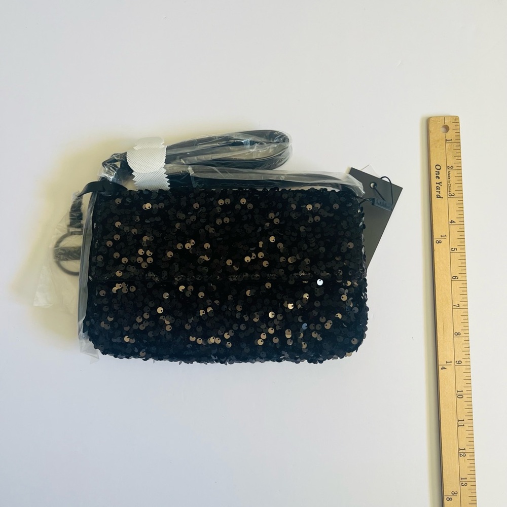 Nicole Miller Black Sequin Bag🖤 - Picture 9 of 9